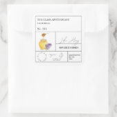 Apothecary Lila Infused Honey Label (Tas)