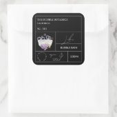 Apothecary Lilac Bubble Bath Label (Tas)