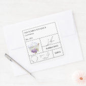 Apothecary Lilac Bubble Bath Label (Envelop)