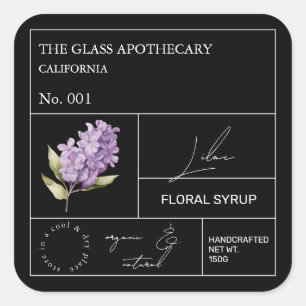 Apothecary Lilac Étiquette