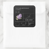 Apothecary Lilac Étiquette (Sac)