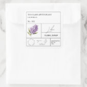 Apothecary Lilac Étiquette (Sac)