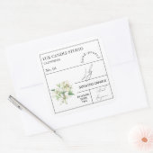 Apothecary Lily Scented Candle Label (Envelop)