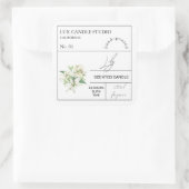 Apothecary Lily Scented Candle Label (Tas)