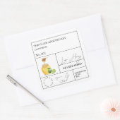 Apothecary Lime Infusé Miel Étiquette (Enveloppe)