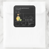 Apothecary Limoen Infused Honey Label (Tas)