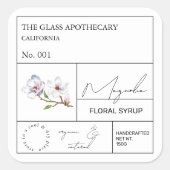 Apothecary Magnolia Label (Voorkant)
