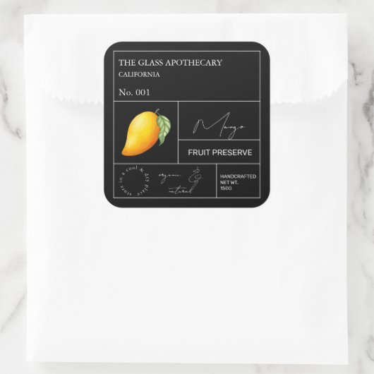 Apothecary Mango Étiquette (Sac)
