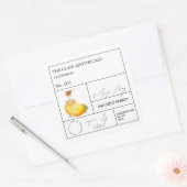 Apothecary Mango Étiquette de miel infusé (Enveloppe)