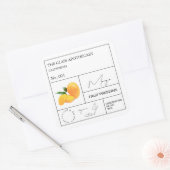 Apothecary Mango Label (Envelop)