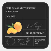 Apothecary Mango Label (Voorkant)