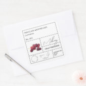 Apothecary Mulberry Étiquette (Enveloppe)