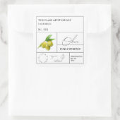 Apothecary Olive Label (Tas)