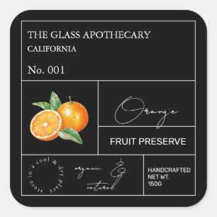 Apothecary Oranje Label
