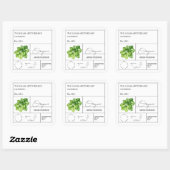 Apothecary Oregano Étiquette (Feuille)