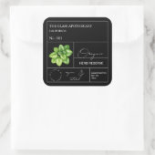Apothecary Oregano Étiquette (Sac)
