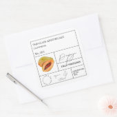 Apothecary Papaya Label (Envelop)