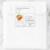 Apothecary Papaya Label (Tas)