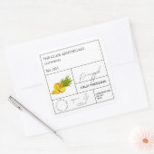Apothecary Pineapple Label (Envelop)
