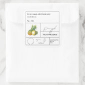 Apothecary Pineapple Label (Tas)