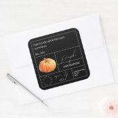 Apothecary Pumpkin Label (Envelop)