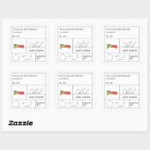 Apothecary Rhubarb Étiquette (Feuille)