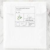 Apothecary Sage Label (Tas)