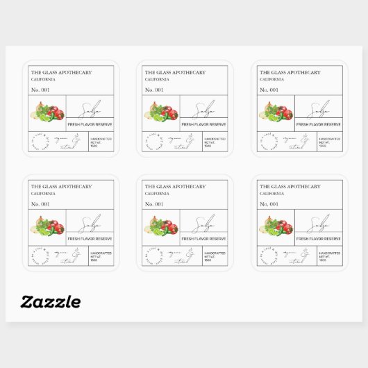 Apothecary Salsa Label (Vel)