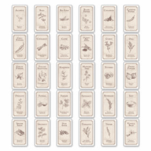  Apothecary Spice Labels