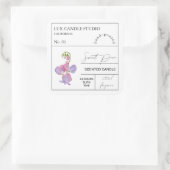 Apothecary Sweet Pea Geurkaars Label (Tas)