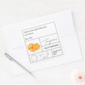 Apothecary Tangerine Label (Envelop)