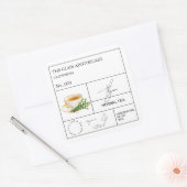 Apothecary Thyme Herbal Tea  Label (Envelop)