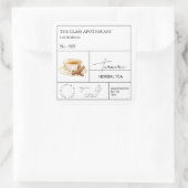 Apothecary Turmeric Herbal Tea Étiquette (Sac)