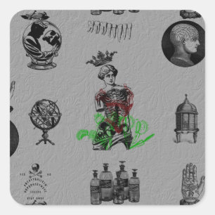 Apothecary Vierkante Sticker