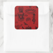 Apothecary Vierkante Sticker (Tas)