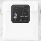 Apothecary Violet Geurkaars Label (Tas)