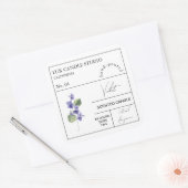 Apothecary Violet Geurkaars Label (Envelop)