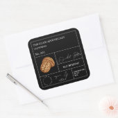 Apothecary Walnut Label (Envelop)