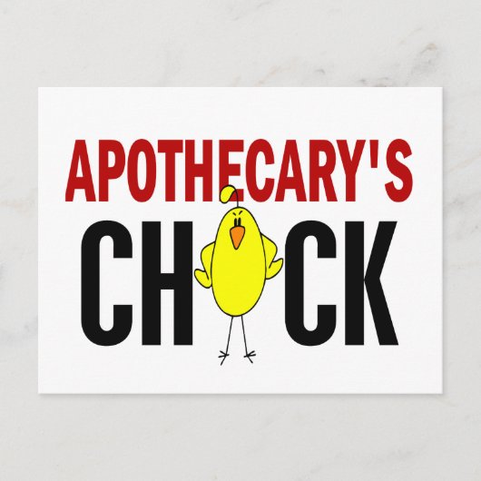 Apothecary's Chick Briefkaart (Voorkant)