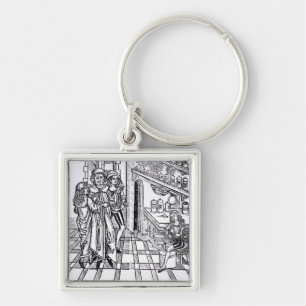 Apothecary's shop uit de pub "Das Buch der Cirugia Sleutelhanger