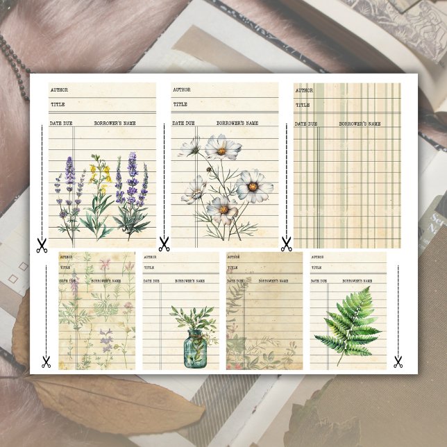 Apotheek Botanische Ephemera Rommelboek Papier (Creator heeft geüpload)