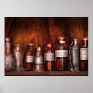Apotheek - Fantasievolle vloeistoffen van de apoth Poster