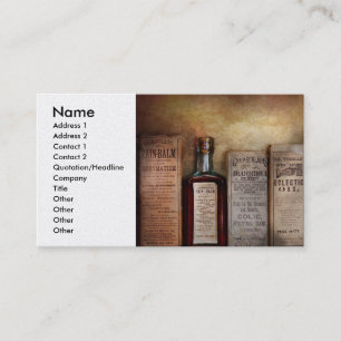 Apotheek - ik heb zoveel pijn visitekaartje