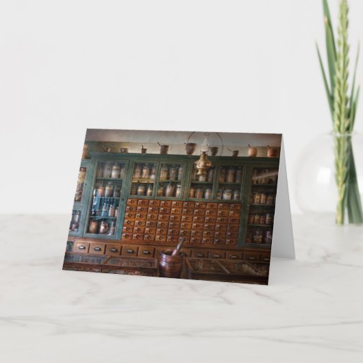 Apotheek - Juist achter de teller Kaart (Voorkant)