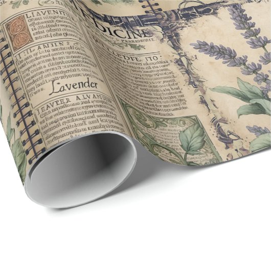 apotheek lavendeltuin cadeaupapier (Rol Hoek)