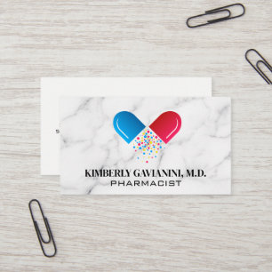 Apotheek Pil Logo Recept Medicijn Visitekaartje