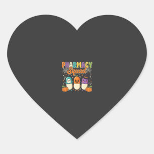 Apotheek Team Halloween Geest Pillen Ontwerp_1 Hart Sticker