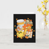 Apotheek Tech Technische Apotheker Student Herfst Kaart (Gele Bloem)