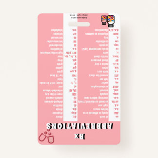 Apotheek Technicus - RX Afkortingen (S2) Badge