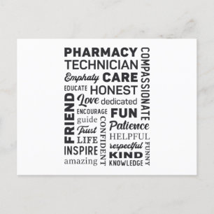 Apotheek Technicus Tech Medicine Apotheker Gift Briefkaart
